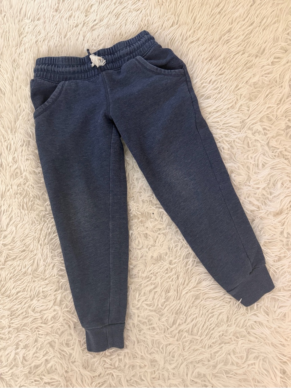 🩷 3/$18 Cat & Jack Boys XS 4/5 Blue Jogger Sweatpants